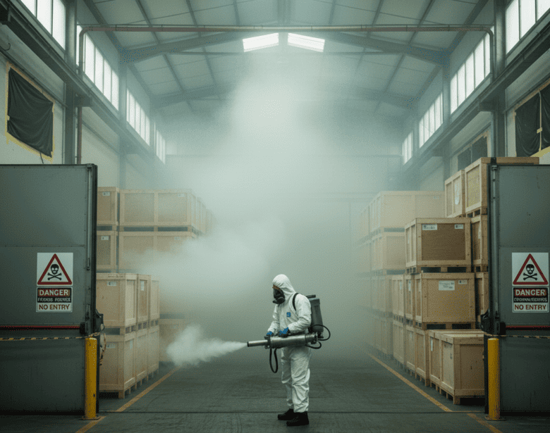 Fumigazione nei magazzini: normative, rischi e quando è necessaria
